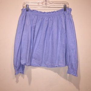 Off the shoulder blouse